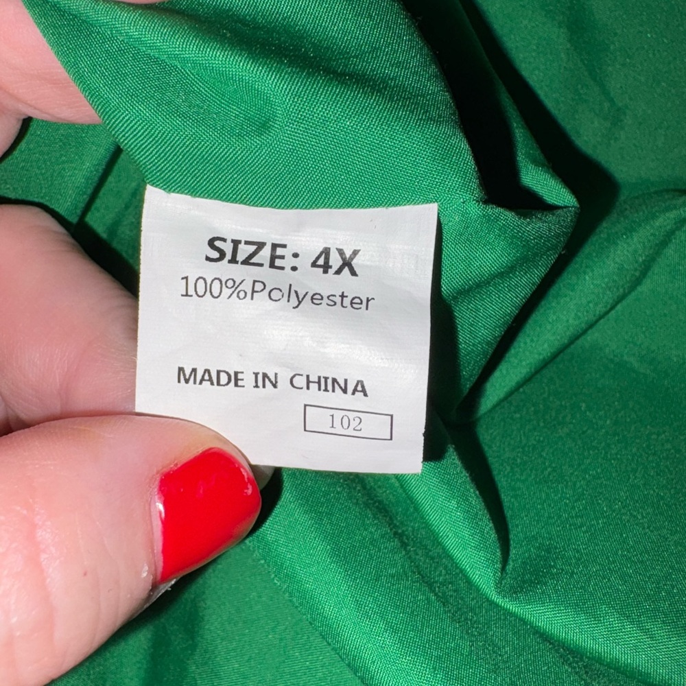 Green Leopard Print Ruffle Dress - Picture 10 of 13